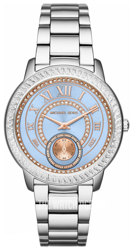 Michael Kors Ryland K6196 Women's Stainless Steel Analog Silver Dial Watch UC13 deals