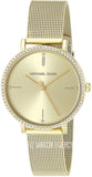 Michael Kors Darci Quartz Gold Dial Gold Mesh Strap Watch for Women - MK7121