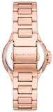 Michael Kors Mini Camille Multifunction Rose Gold Dial Rose Gold Steel Strap Watch For Women - MK7273