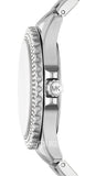 Michael Kors Everest Three hand Silver Dial Silver Steel Strap Watch For Women - MK7403