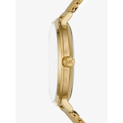 Michael Kors Irving Quartz Gold Dial Gold Mesh Strap Watch For Men - MK8741