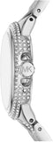 Michael Kors Camille Pave Crystals Silver Dial Silver Steel Strap Watch for Women - MK4804