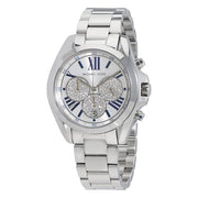 Michael Kors Bradshaw Quartz Silver Dial Silver Steel Strap Watch For Women - MK6320