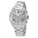 Michael Kors Bradshaw Quartz Silver Dial Silver Steel Strap Watch For Women - MK6320