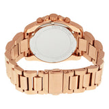 Michael Kors Brecken Chronograph Quartz Rose Gold Dial Rose Gold Steel Strap Watch For Women - MK6367