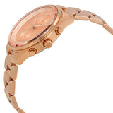 Michael Kors Briar Quartz Rose Gold Dial Rose Gold Steel Strap Watch For Women - MK6465