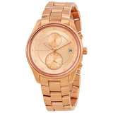 Michael Kors Briar Quartz Rose Gold Dial Rose Gold Steel Strap Watch For Women - MK6465