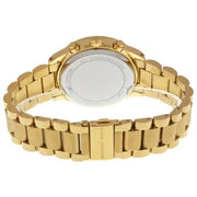 Michael Kors Brinkley Diamonds Gold Dial Gold Steel Strap Watch for Women - MK6187