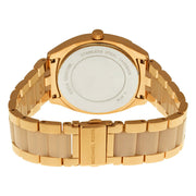 Michael Kors Bryn Rose Gold Dial Two Tone Steel Strap Watch for Women - MK6135
