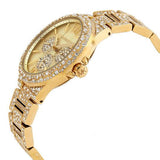 Michael Kors Camille Pavé Crystals Gold Dial Gold Steel Strap Watch for Women - MK6958