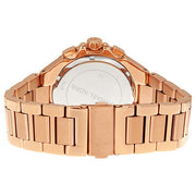 Michael Kors Camille Chronograph White Dial Rose Gold Steel Strap Watch for Women - MK5636
