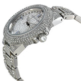 Michael Kors Camille Crystal Pave Dial Silver Steel Strap Watch for Women - MK5869