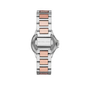 Michael Kors Camille Multifunction White Dial Two Tone Steel Strap Watch For Women - MK6846