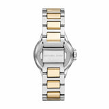 Michael Kors Camille Multifunction Silver Dial Two Tone Steel Strap Watch For Women - MK6982