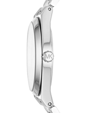 Michael Kors Channing Quartz White Dial Two Tone Steel Strap Watch For Women - MK6649