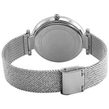 Michael Kors Darci Analog Pink Dial Silver Mesh Bracelet Watch For Women - MK4518