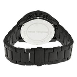 Michael Kors Wren Chronograph Gold Diamonds Dial Black Steel Strap Watch for Women - MK5879