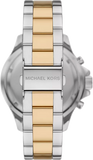 Michael Kors Everest Chronograph Black Dial Two Tone Steel Strap Watch For Women - MK7209