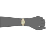 Michael Kors Cinthia Quartz Gold Dial Gold Steel Strap Watch For Women - MK3681