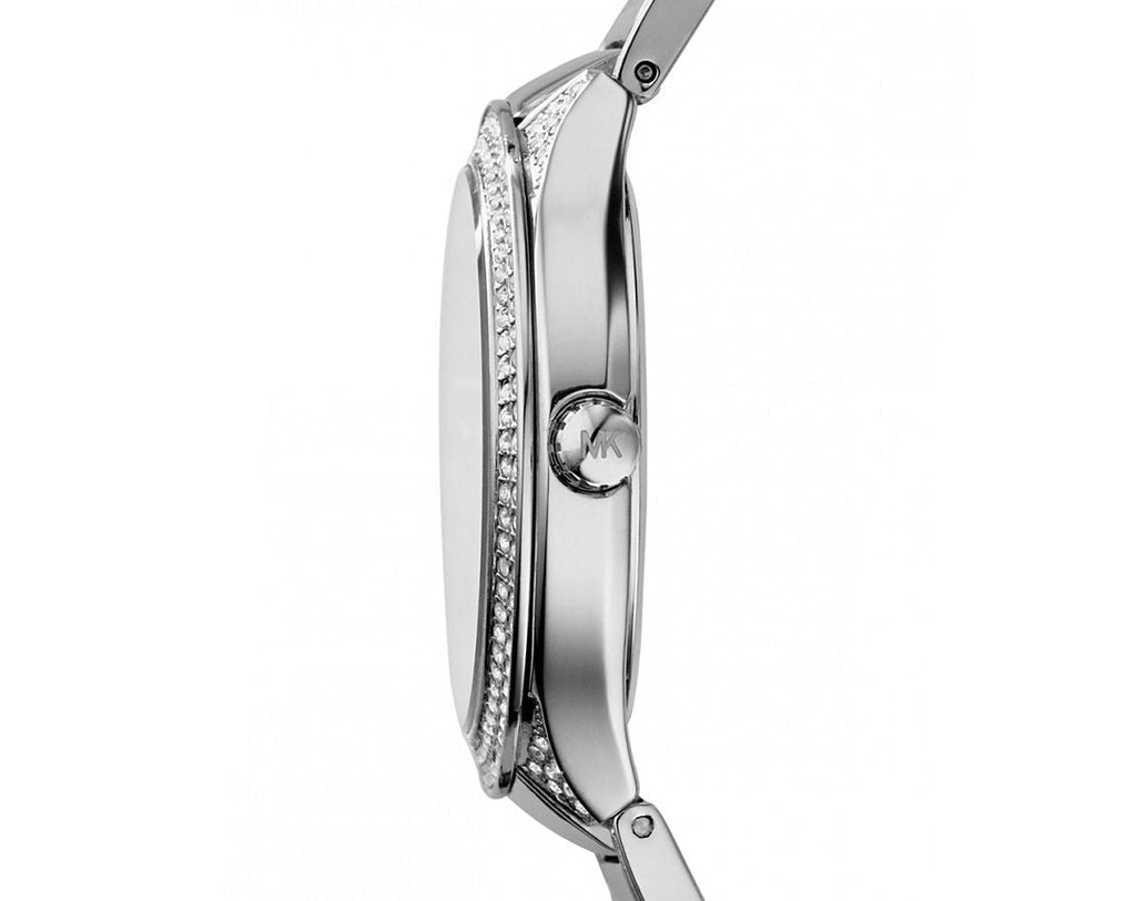 Michael Kors Kerry Silver Tone Silver Steel Strap Watch for Women - MK3311