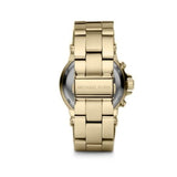 Michael Kors Dylan Quartz Gold Dial Gold Steel Strap Watch For Women - MK5861