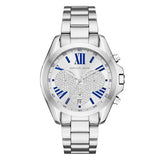 Michael Kors Bradshaw Quartz Silver Dial Silver Steel Strap Watch For Women - MK6320