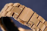 Michael Kors Mini Slim Runway Chronograph Quartz Rose Gold Dial Rose Gold Steel Strap Watch For Women - MK3205