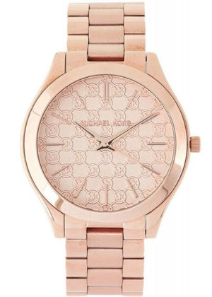 Michael Kors Runway Rose Gold Dial Rose Gold Steel Strap Watch for Women - MK3336