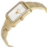 Michael Kors Lake Quartz White Dial Gold Steel Strap Watch For Women - MK3644