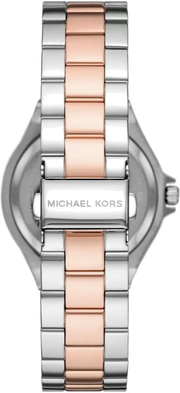 Michael Kors Lennox Three Hand Quartz Silver Dial Two Tone Steel Strap Watch For Women - MK6989