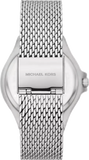 Michael Kors Lennox Three-Hand Silver Dial Silver Steel Strap Watch For Women - MK7337