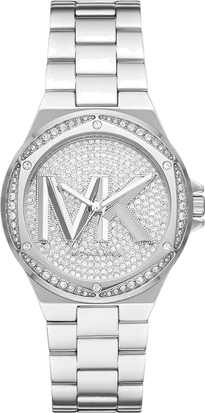 Michael Kors Lennox Quartz Silver Dial Silver Steel Strap Watch For Women - MK7234