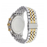 Michael Kors Lexington Chronograph Silver Dial Two Tone Steel Strap Watch for Women - MK5955