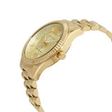 Michael Kors Lexington Quartz Gold Dial Gold Steel Strap Watch For Men - MK8947