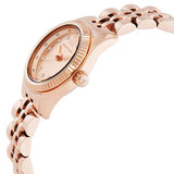 Michael Kors Lexington Three Hand Rose Gold Dial Rose Gold Steel Strap Watch For Women - MK4739