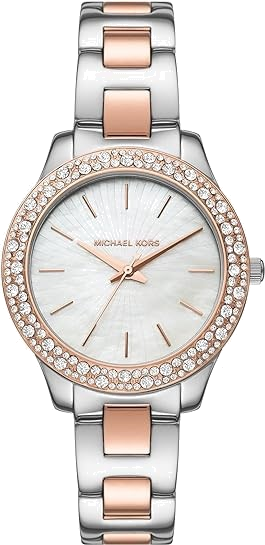 MK Women\'s Liliane Three-Hand Two-Tone Stainless Steel Bracelet Watch 36mm s-l400.jpg main image 2
