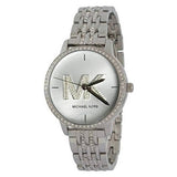 Michael Kors Melissa Quartz Silver Dial Silver Steel Strap Watch for Women - MK4370