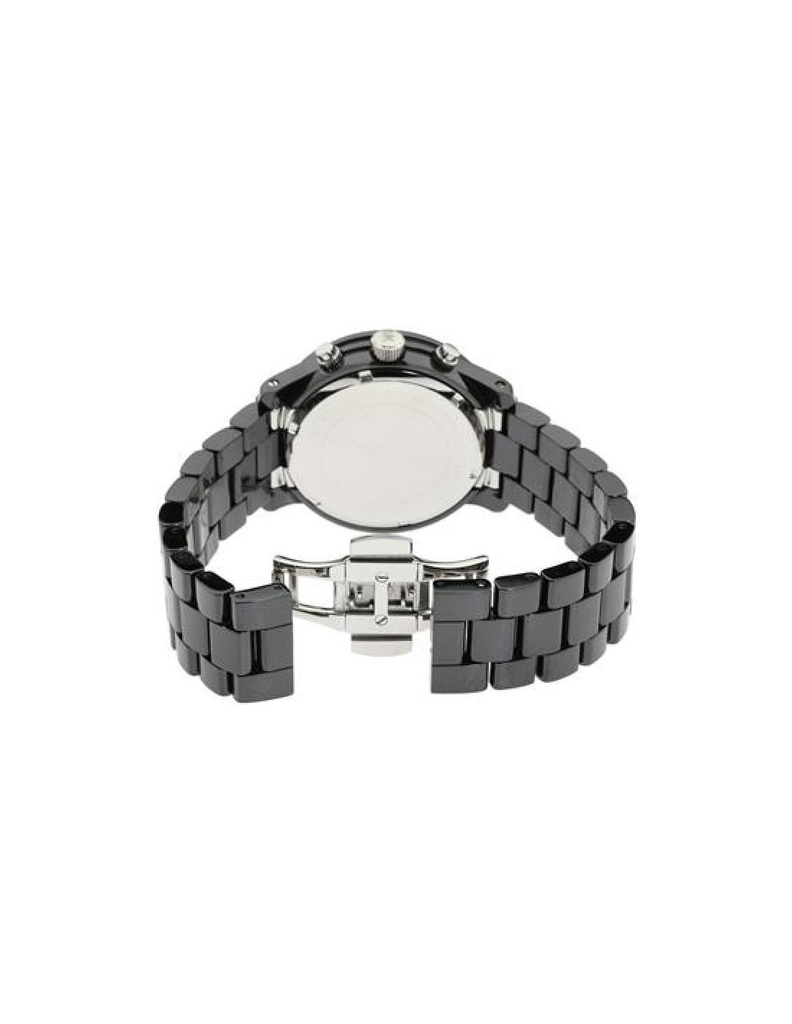 Michael Kors Runway Black Dial Black Steel Strap Watch for Women - MK5190