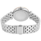 Michael Kors Darci Rose Gold Dial Silver Steel Strap Watch for Women - MK3446