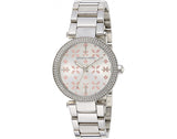 Michael Kors Parker Silver Dial Silver Stainless Steel Strap Watch for Women - MK6483