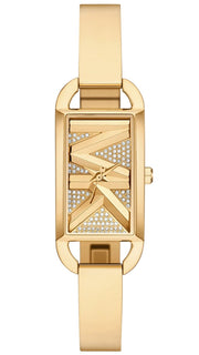 Michael Kors Empire Analog Gold Dial Gold Steel Strap Watch for Women - MK4840