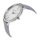 Michael Kors Jaryn Quartz Silver Dial Grey Leather Strap Watch For Women - MK2470