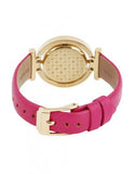 Michael Kors Averi Gold Dial Pink Leather Strap Watch for Women - MK2525