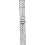 Michael Kors Lexington Chronograph Silver Dial Silver Steel Strap Watch For Men - MK8789