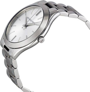 Michael Kors Slim Runway Silver Dial Silver Stainless Steel Strap Watch for Women - MK3178