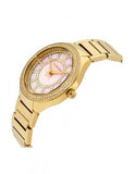 Michael Kors Kerry Mother of Pearl Dial Gold Steel Strap Watch for Women - MK3396