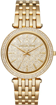 Michael Kors Darci Gold Dial Gold Steel Strap Watch for Women - MK3398