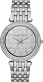 Michael Kors Darci Silver Dial Silver Steel Strap Watch for Women - MK3404