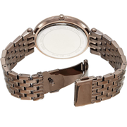 Michael Kors Darci Quartz Brown Dial Brown Steel Strap Watch For Women - MK3416