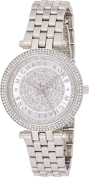 Michael Kors Darci Silver Dial Silver Steel Strap Watch for Women - MK3476
